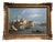 View of Venice with the Island of San Giorgio Maggiore and the Basilica, Oil on Canvas, 19th Century, Framed For Sale