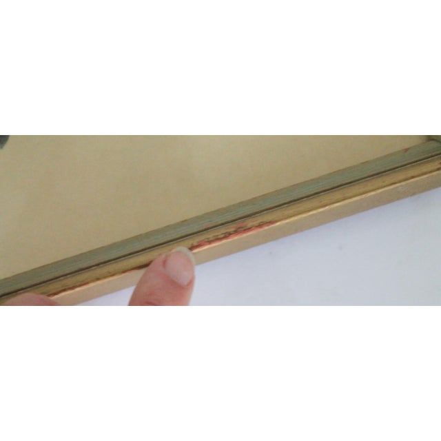 Vintage Framed Prints Featuring Ladies Wearing Hats - Set of Three For Sale - Image 12 of 12