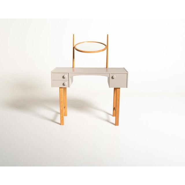 Casino Dressing Table in Oak by Sven Engström and Gunnar Myrstrand for Tingströms, Sweden, 1960s For Sale - Image 12 of 12