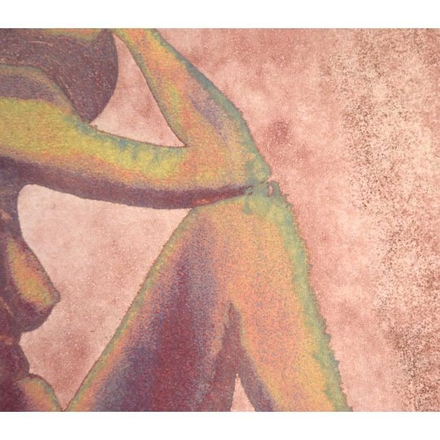 Vintage Figurative Nude - Steel Plate Etching by Patricia A. Pearce For Sale In Monterey, CA - Image 6 of 8