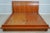 Age: c2014 Details: #718 Finish Slight Sleigh Curved Headboard In The Manner Of Frank Lloyd Wright High Quality...