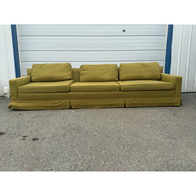 Mid-Century Modern Elongated Dunbar Low Profile 112" Sofa For Sale - Image 11 of 12