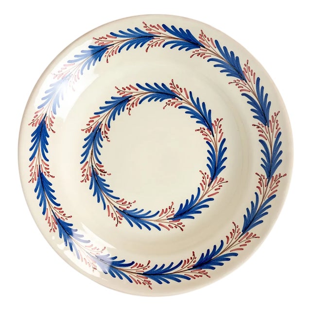 Sharland England Heather Soup Plate - Blue For Sale