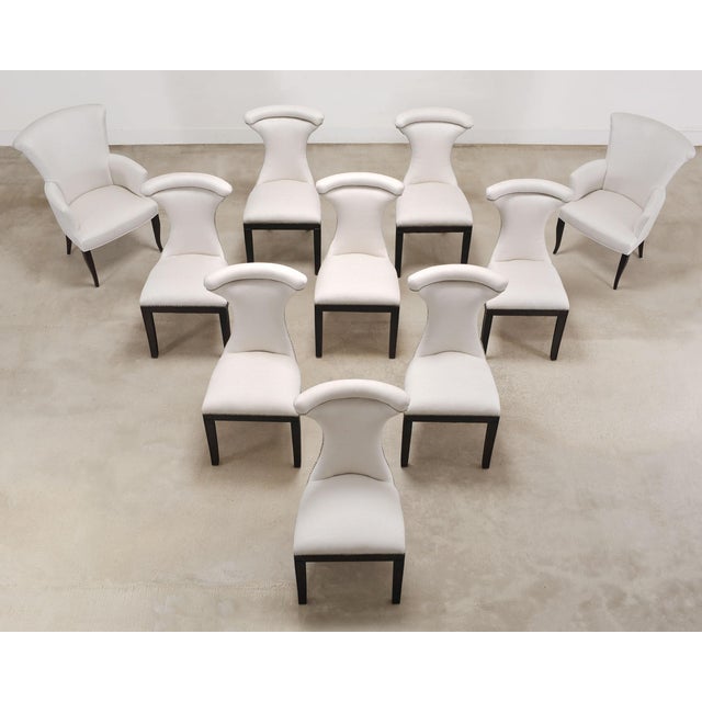 Traditional Set of Ten Ralph Lauren Style Highgate Dining Chairs For Sale - Image 3 of 18