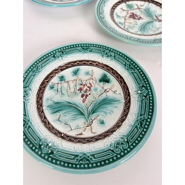 15th Century & Earlier Majolica Plates, France, 19th Century, Set of 5 For Sale - Image 5 of 14