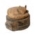 Vintage Hand Carved Sleeping Fox/Cat Log Sculpture For Sale - Image 11 of 11