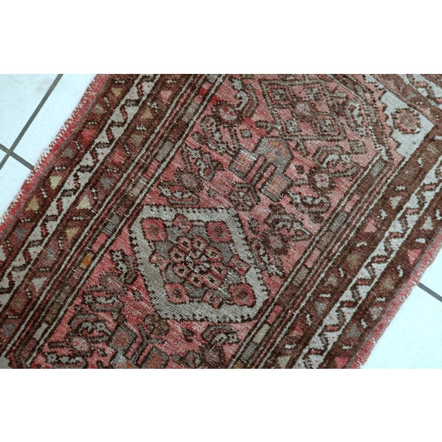 1940s, Vintage Persian Hamadan Rug 2' X 3' For Sale - Image 9 of 11
