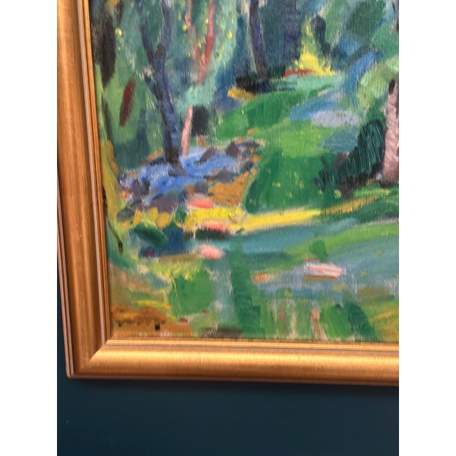 Gerhard Lundberg, Forest, 1943, Oil on Panel, Framed For Sale - Image 7 of 12