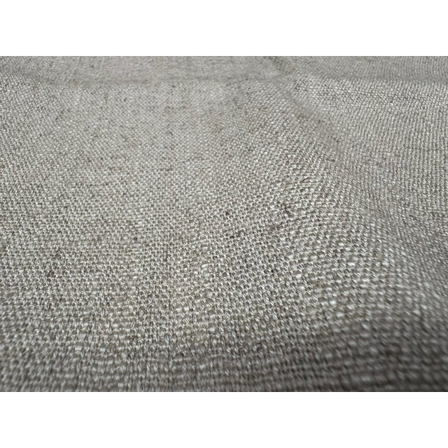 Rh Restoration Hardware Custom Italian Pietro Solid Piped Lumbar Pillow Cover For Sale - Image 10 of 17