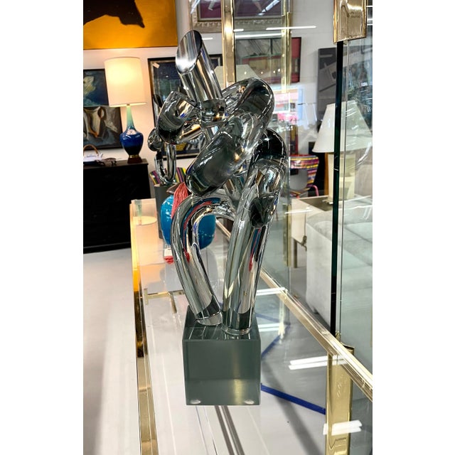Mid-Century Modern Elio Raffaeli Glass Sculpture For Sale - Image 3 of 9