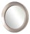 Round Narciso Mirror with Steel Frame attributed to Sergio Mazza for Artemide, Italy, 1950s For Sale