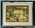 A vintage framed Talio-Chrome print of “The Old Boat Works” by Lionel Barrymore, produced by Brown & Bigelow in the...