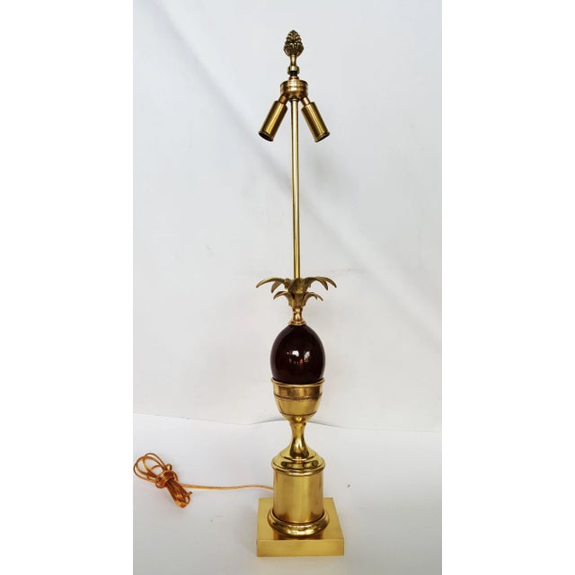 1970s Vintage Maison Charles French Table Lamps - Pair For Sale - Image 5 of 5