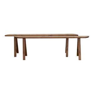 Pair of French Farmhouse Oak Benches