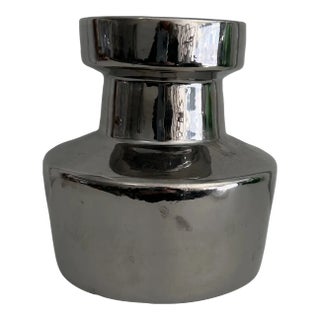 Mid 20th Century Jaru Metallic Vase For Sale