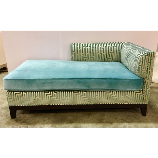 Pearson Co. Greek Key Chaise Chairish