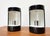 Mid-Century Modern Italian Space Age Black Model Laura Table Lamps by Olaf von Bohr and Diego Valenti for Valenti Luce Milano, 1960s, Set of 2 For Sale - Image 15 of 18