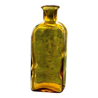 Mid-Century Amber Apothecary Bottle For Sale