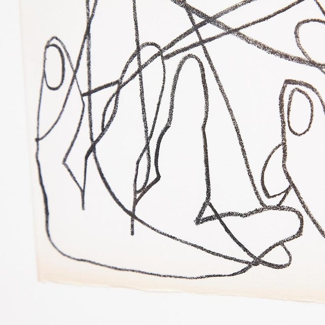 Paper Françoise Gilot, String Games, 1951, Lithograph, Framed For Sale - Image 7 of 9