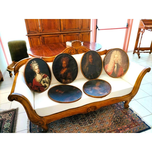 Portraits of French Nobles, 1600, Oil on Canvases, Set of 6 For Sale - Image 6 of 11