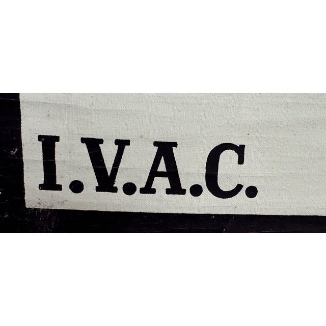 1960s Vintage Linen School Map, 1960s For Sale - Image 5 of 11