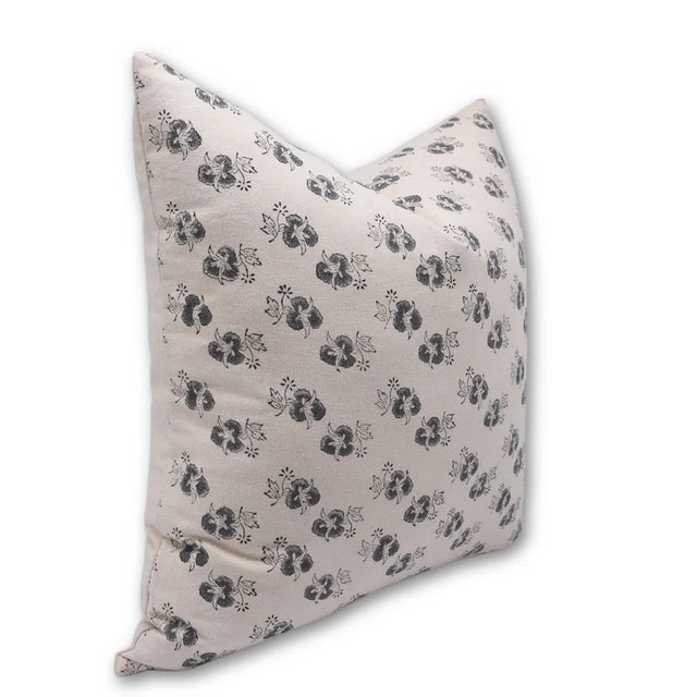 The Chitranjan cushion cover showcases a beautifully detailed hand block printed design, inspired by artistic storytelling...