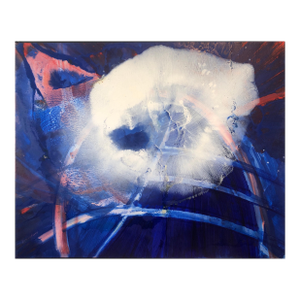Rene DuvillierArc en Ciel Abstract Expressionist French Oil Painting Nouvelle École d'Paris, 1990