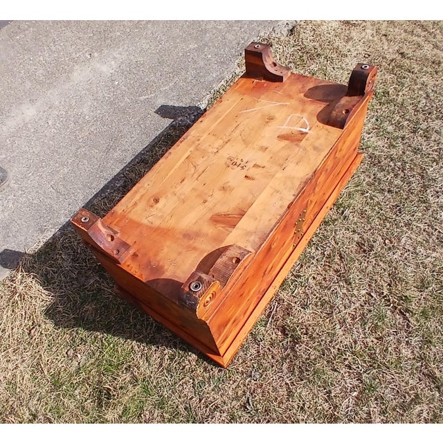Antique Ed Roos Forest Park Cedar Chest With Riveted Copper Hardware 1920s For Sale - Image 13 of 14