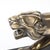 Art Deco Silvered Bronze Lion Sculpture on Black Marble Base For Sale - Image 4 of 17