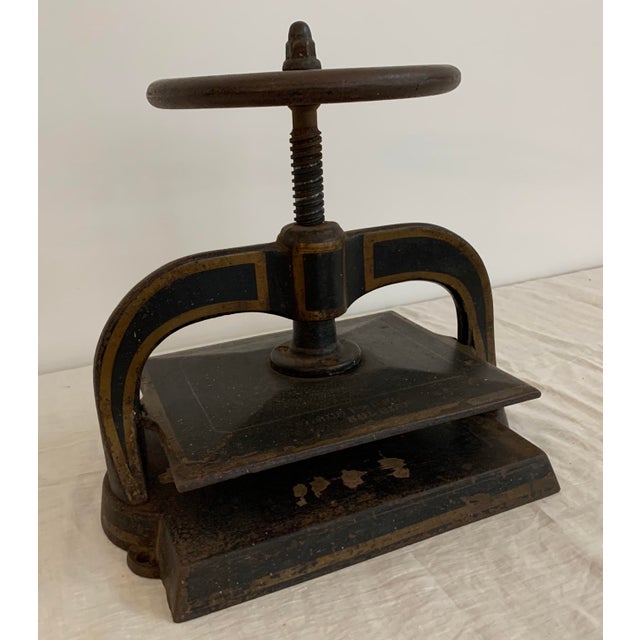 Late 19th Century Cast Iron Book Press Chairish