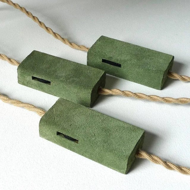 Metal Circle Blue Grey Table Lamp by Sander Bottinga For Sale - Image 7 of 9