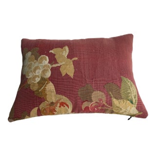 19th Century Aubusson Pillow For Sale