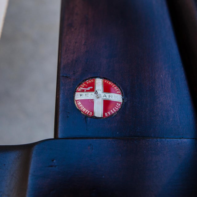 Restored Ib Kofod-Larsen for Selig Danish Modern Three Seat Sculptural "Blade" Sofa in Leather For Sale - Image 15 of 18