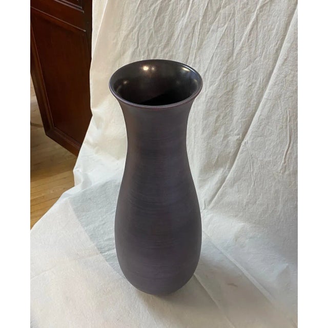 Maitland - Smith Indigo Blue Maitland Smith Vintage Vase For Sale - Image 4 of 11