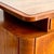 Mid-Century Modern Art Deco Burl Wood Center Desk with Glass Insert, Italy, 1940s For Sale - Image 3 of 15