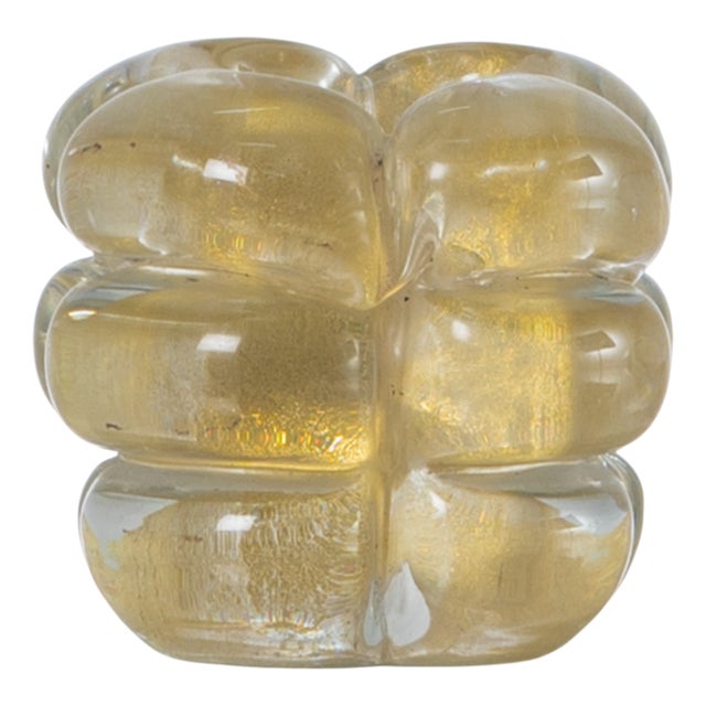 Mid-Century Murano Glass Candlestick by Ercole Barovier for Barovier & Toso, Italy, 1950s For Sale