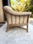 McGuire Vintage McGuire San Francisco Rattan & Rawhide Curved Settee For Sale - Image 4 of 17