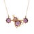 Victorian 19th Century Etruscan Style Amethyst Insect Bar Pendant Necklace With 14k Gold Chain For Sale - Image 3 of 3
