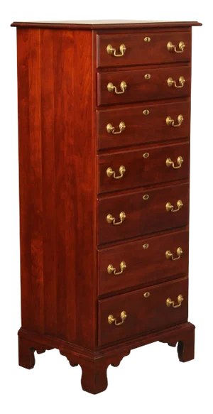 Statton Chippendale Style Cherry Lingerie Chest