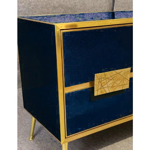 Italian Sideboard with Murano Glass from Justfurnituress SRL For Sale - Image 10 of 12