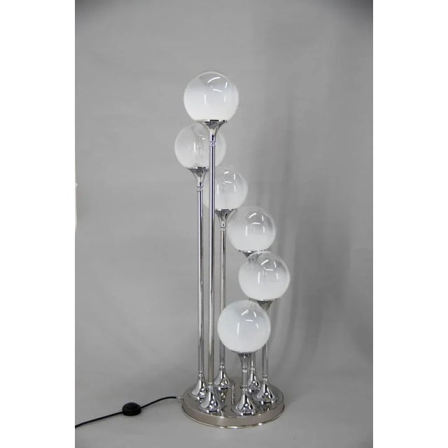 6-Arms Floor Lamp attributed to Targetti Sankey, Italy, 1960s For Sale - Image 4 of 11