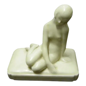 Art Deco Rookwood Paper Weight 1928 Signed Louise Abel