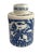 Blue and White Chinese Porcelain Tea Caddy For Sale - Image 4 of 10
