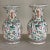 Pair Antique Chinese Hand-Painted Vases will make a colorful addition to your decor. Using several shades of green...