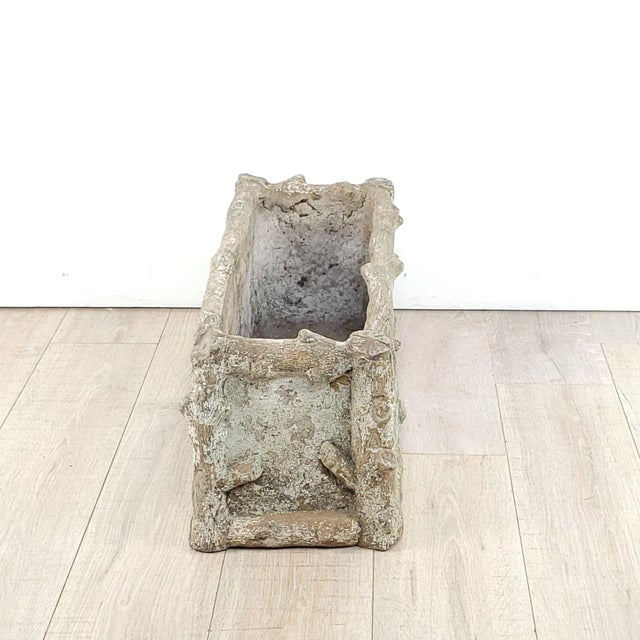 French Country French Antique Cast Stone Planter, Circa 1880 For Sale - Image 3 of 9