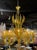 Vintage Amber Colored Murano Glass Chandelier With 12 Arms For Sale - Image 4 of 7