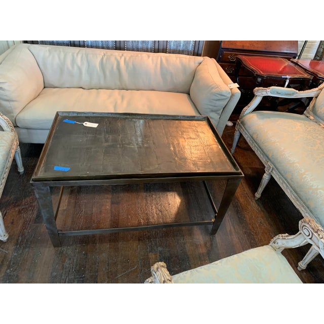 20th Century Bronze Tray Coffee Table For Sale In New York - Image 6 of 7