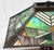 Wood Antique Arts & Crafts Slag Glass Oak Table Lamp For Sale - Image 7 of 12