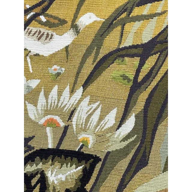 Modern French Aubusson Tapestry by Rene Fumeron, 1950s For Sale - Image 15 of 18