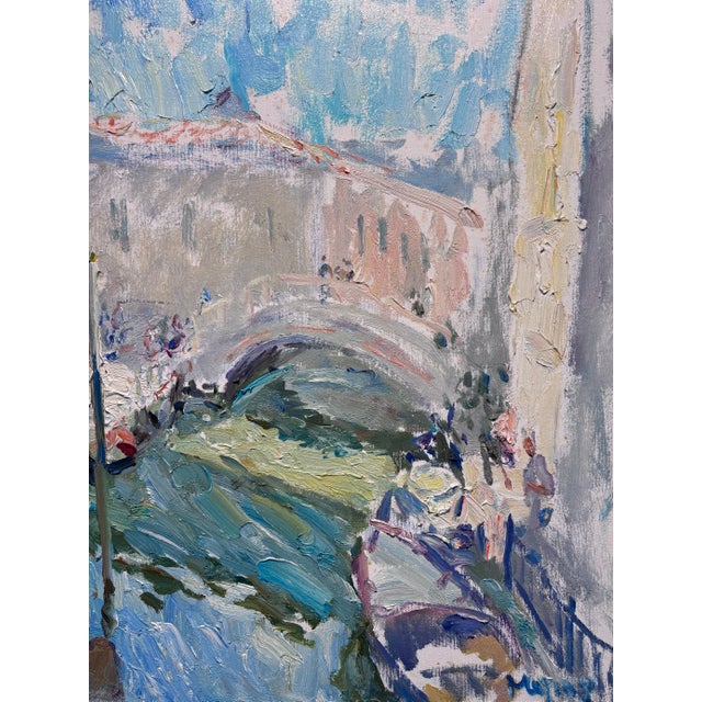 Georgij Moroz, Near the Rialto Bridge, Venice, 1999, Painting For Sale - Image 3 of 8